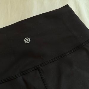 Lululemon black align high rise biker shorts 6”